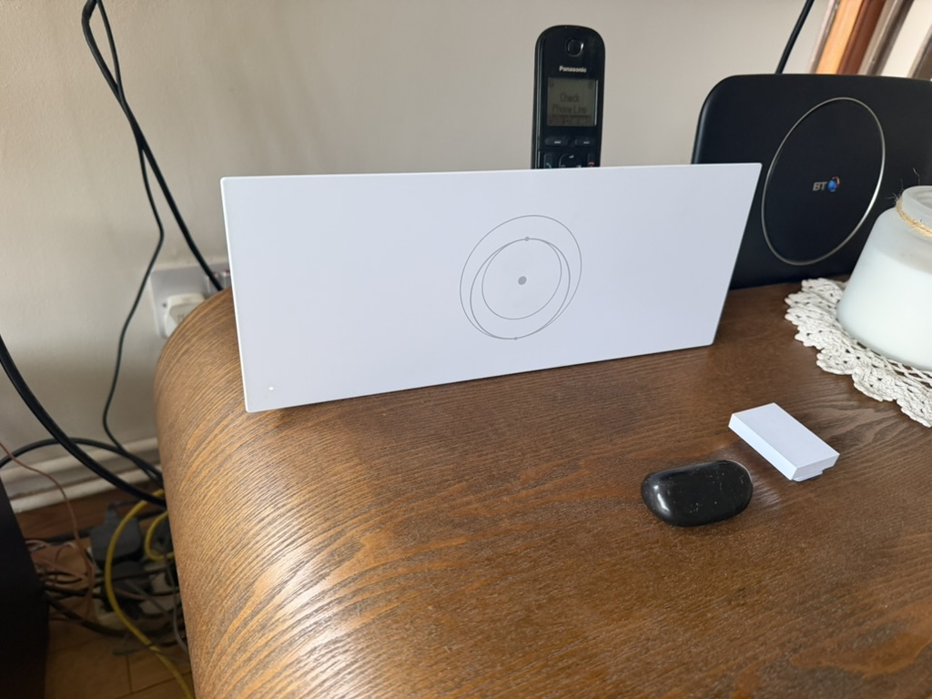Starlink router installed inside the Wichenford home